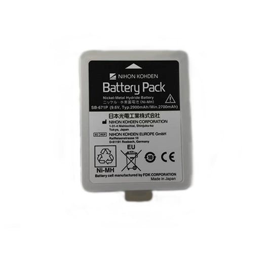 Original SB-671P for Japanese NIHON KOHDEN SB-671P defibrillator battery