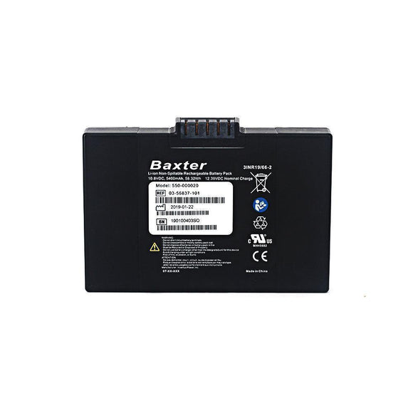 Baxter 03-56837-101 10.8V Li-Ion Battery 550-000020 Medical Battery, Rechargeable 550-000020 Baxter