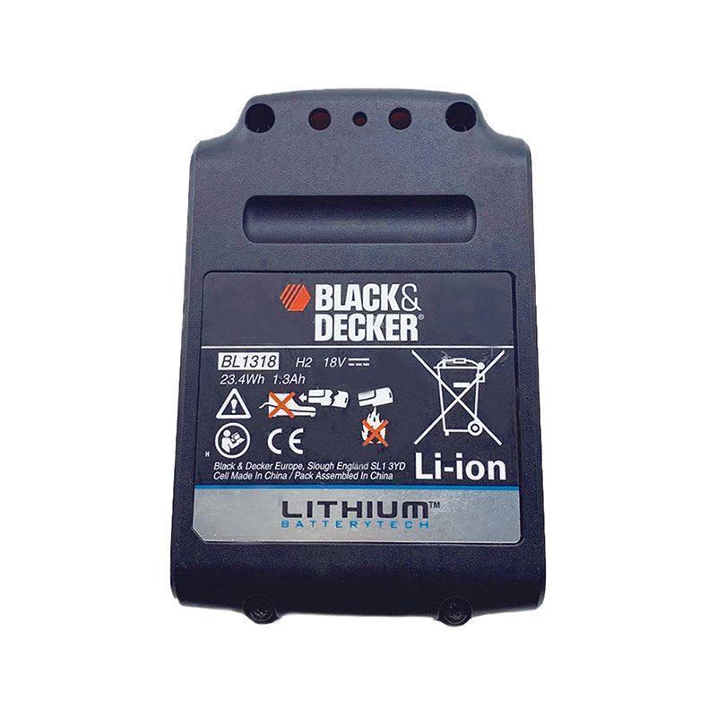 BLACK&DECKER BL1318 Electrical Tool Battery, 18V 1300mAh Li-Ion Rechargeable Battery B16-YZ02B BLACK&DECKER