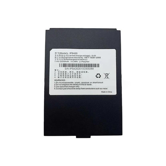 Terminal IPS420 For Intelligent Financial Electronic Payment battery IPS42020132303259 7.4V 2000mAh Li-Ion Rechargeable Battery EFT-POS Commerical Battery, Rechargeable IPS420 CAMFM