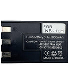 Canon NB-1LH for S110 S200 S230 S300 S330 S400 S410 S500 Digital Camera Battery 3.7V 1000mAh Li-ion Battery camera battery, Commerical Battery, Rechargeable NB-1LH Canon