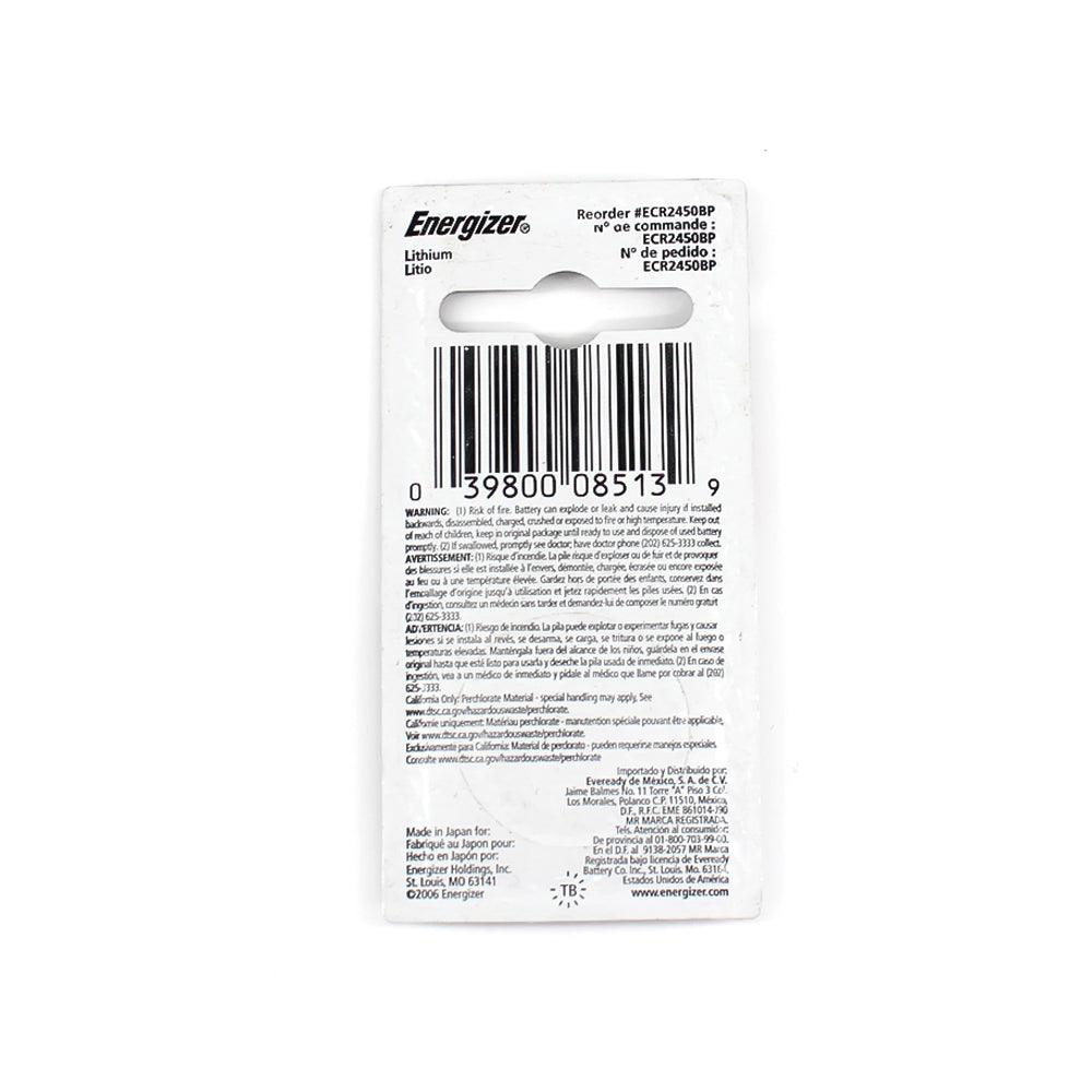 5pcs Energizer CR2450 For D4I D6I D9 DX Suunto Diving Watch Zoop Batteries 3V Lithium Battery DL2450 ECR2450 button batteries, Non-Rechargeable CR2450E-5 Energizer