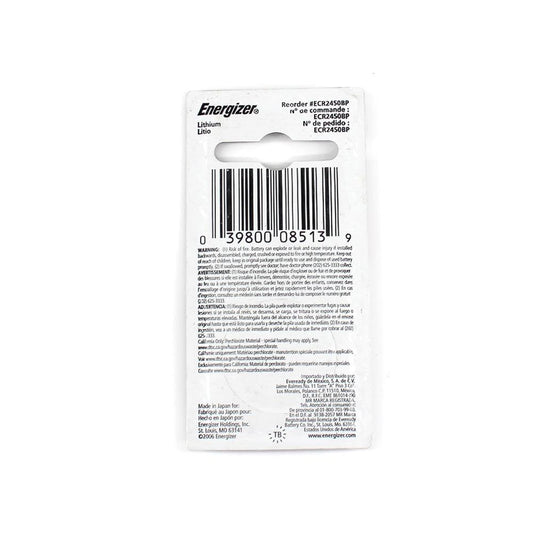 5pcs Energizer CR2450 For D4I D6I D9 DX Suunto Diving Watch Zoop Batteries 3V Lithium Battery DL2450 ECR2450 button batteries, Non-Rechargeable CR2450E-5 Energizer