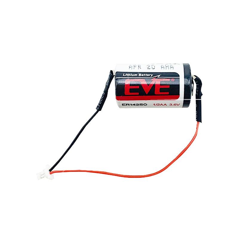 2 Units EVE ER14250 for Industrial Control Equipment Battery 3.6V Lithium Battery LS14250 Industrial Battery, Non-Rechargeable ER14250-X2 EVE