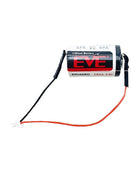 2 Units EVE ER14250 for Industrial Control Equipment Battery 3.6V Lithium Battery LS14250 Industrial Battery, Non-Rechargeable ER14250-X2 EVE