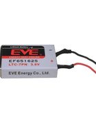 2pcs EVE EF651625 for Speed Campagnolo Bicycle Eagle Picher 3.6V Lithium Battery Industrial Battery, Non-Rechargeable EF651625-C1 EVE