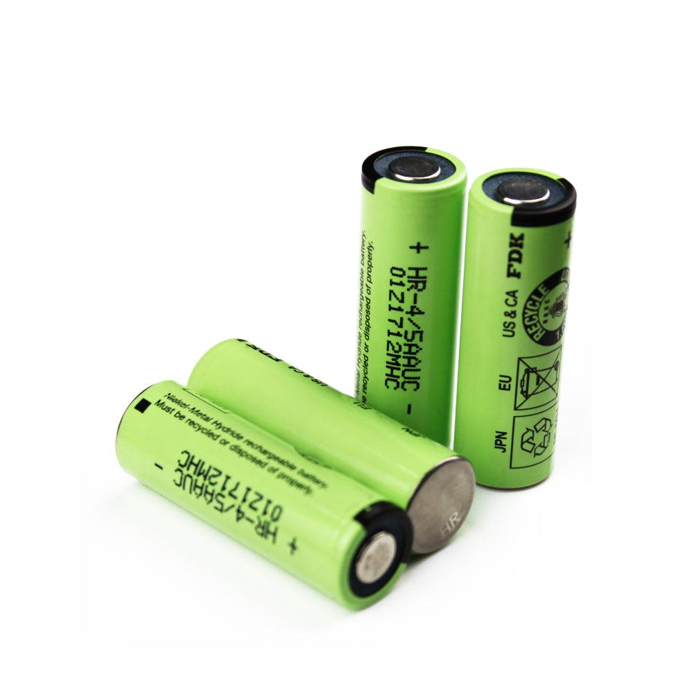 2pcs FDK HR-4/5AAUC HHR-4/5AA 1.2V NI-MH Battery Consumer battery, FDK, Industrial Battery, Rechargeable HR-4/5AAUC FDK