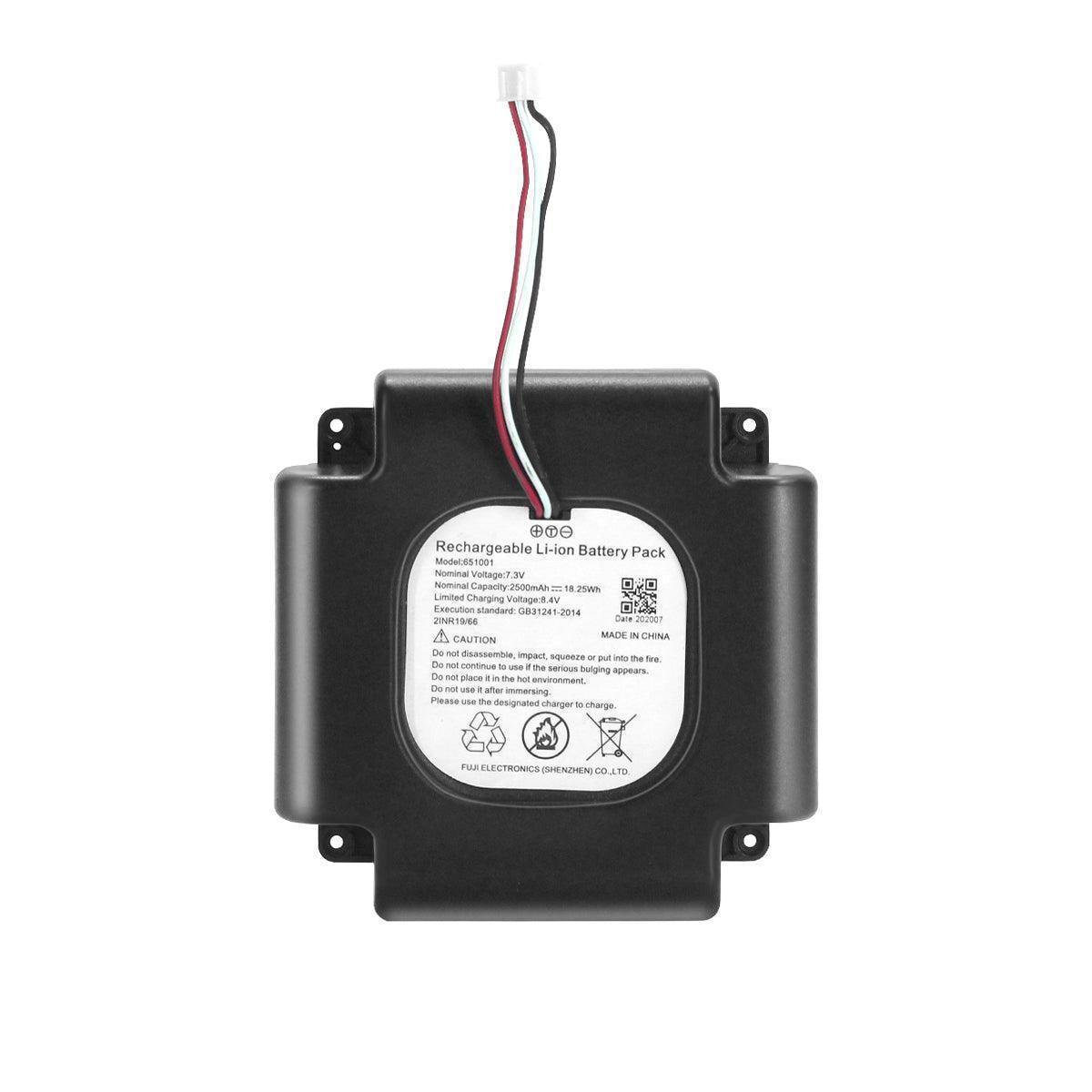 Original FUJI 651001 for Vacuum cleaner battery 7.3V 2500mAh Li-ion Battery Commerical Battery, Rechargeable 651001 FUJI