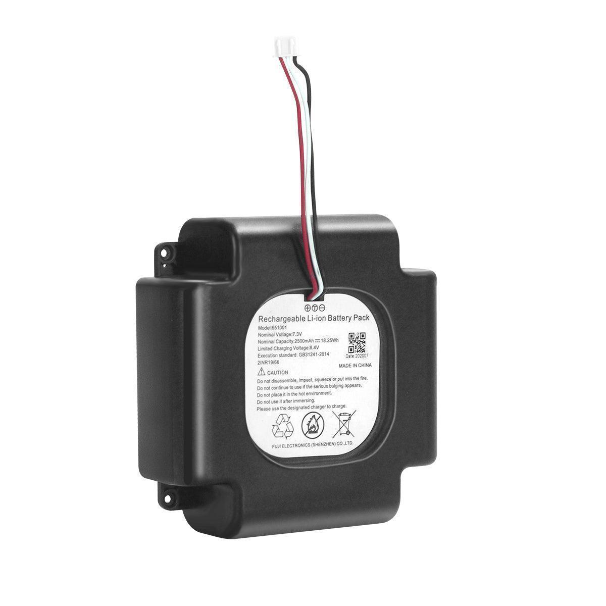 Original FUJI 651001 for Vacuum cleaner battery 7.3V 2500mAh Li-ion Battery Commerical Battery, Rechargeable 651001 FUJI