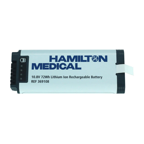 Original Hamilton Medical 369108 for C1 T1 MR1 Ventilator battery 10.8V Li-Ion battery Medical Battery, Patient Monitor Battery, Rechargeable, Stock In Canada, Stock In Mexico, Stock In USA, Ventilator Battery 369108 HAMILTON MEDICAL