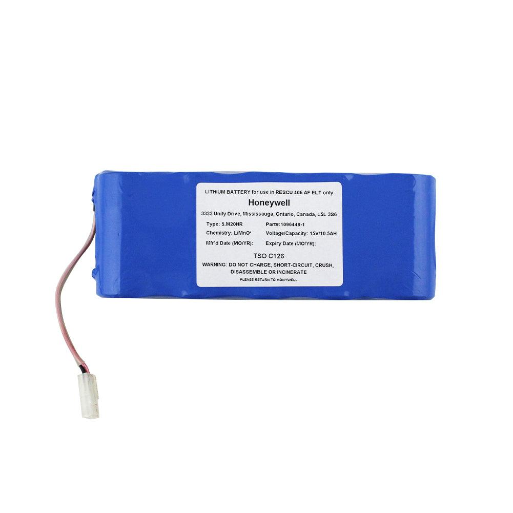 Honeywell C126 For TSO TSO-C142 1096801-1 and RESCU 406 MHz AF ELT Only 15V Lithium Battery Non-Rechargeable C126 Honeywell