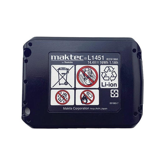 Makita/Maktec L1451 Power Tool Battery 14.4V 1100mAh Li-Ion Battery M12-YZ01A Makita