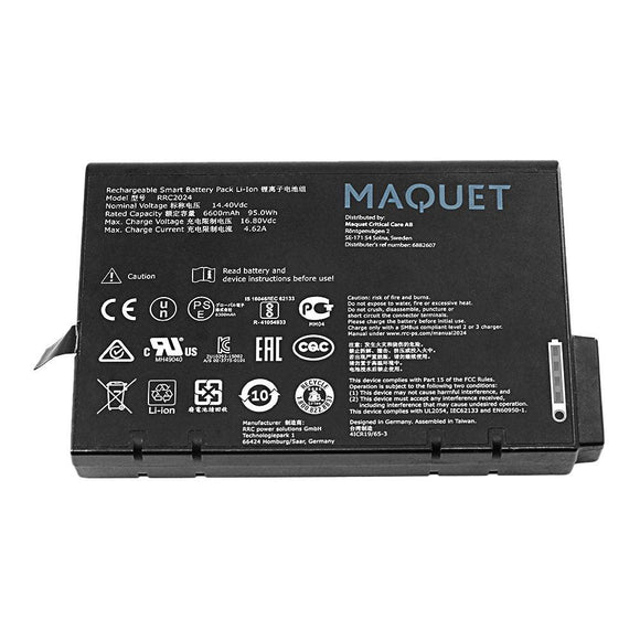 MAQUET RRC2024 for Monitor battery 14.4V Li-Ion Battery MAQUET, Medical Battery, Monitor Battery, Rechargeable RRC2024 MAQUET