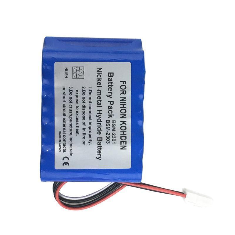 Nihon Kohden BSM-2301 for BSM-2303 X062 YS-076P5 BSM-2301A Patient Monitor Battery 12V Ni-MH Rechargeable Battery Medical Battery, Patient Monitor Battery, Rechargeable, top selling BSM-2301 NIHON KOHDEN