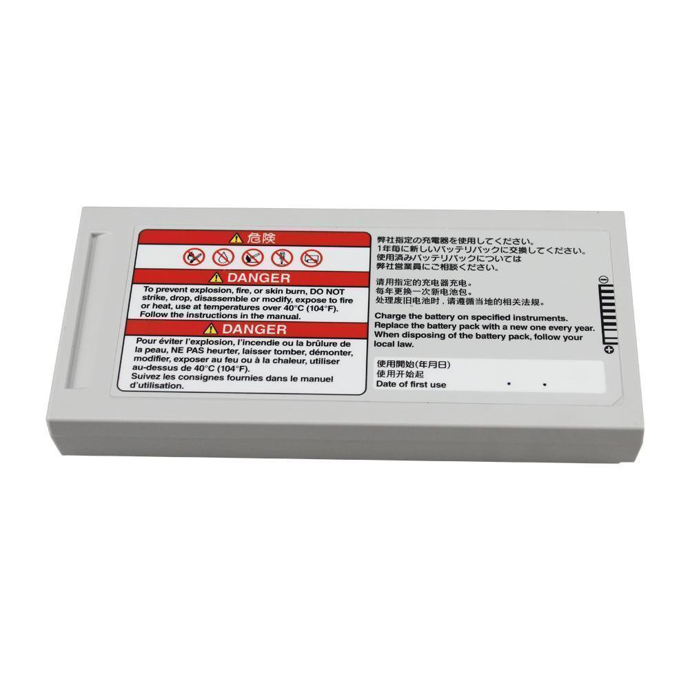 Original NIHON KOHDEN SB-710P for Lay Rescuers Defibrillation Monitor Medical Battery 7.2V 6600mAh Li-Ion Battery 2IN19/65-3 Defibrillator Battery, Medical Battery, Patient Monitor Battery, Rechargeable SB-710P NIHON KOHDEN