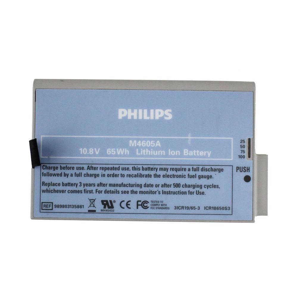 Original Philips M4605A for IntelliVue MP20 MP30 Bedside Patient Monitor Battery 10.8V Li-Ion Battery 989803135861 M8002A M8100 M8001A Medical Battery, Patient Monitor Battery, Philips Battery, Rechargeable, top selling M4605A PHILIPS