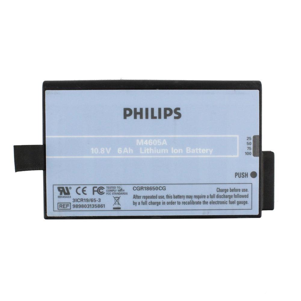 Original Philips M4605A for IntelliVue MP20 MP30 Bedside Patient Monitor Battery 10.8V Li-Ion Battery 989803135861 M8002A M8100 M8001A (Black) Medical Battery, Patient Monitor Battery, Philips Battery, Rechargeable M4605A-Black PHILIPS