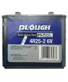 PLOUGH 4R25-2 For Lanterns Flashlights Barricade Lights Battery with Screw Terminals 6V Zinc Carbon Battery Commerical Battery, Rechargeable 4R25-2 PLOUGH