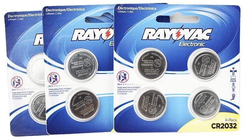 20pcs Rayovac CR2032 for SUUNTO Watch Car Key Remote Control 3V Lithium Battery KECR2032 DL2032 button batteries, Non-Rechargeable, Stock In Germany CR2032-20 RAYOVAC