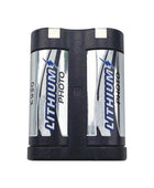 RAYOVAC 2CR5 for Camera Photo Flash Film Rangefinder DL245 EL2CR5 KL2CR5 6V Lithium Battery camera battery, Consumer battery, Non-Rechargeable 2CR5-R RAYOVAC