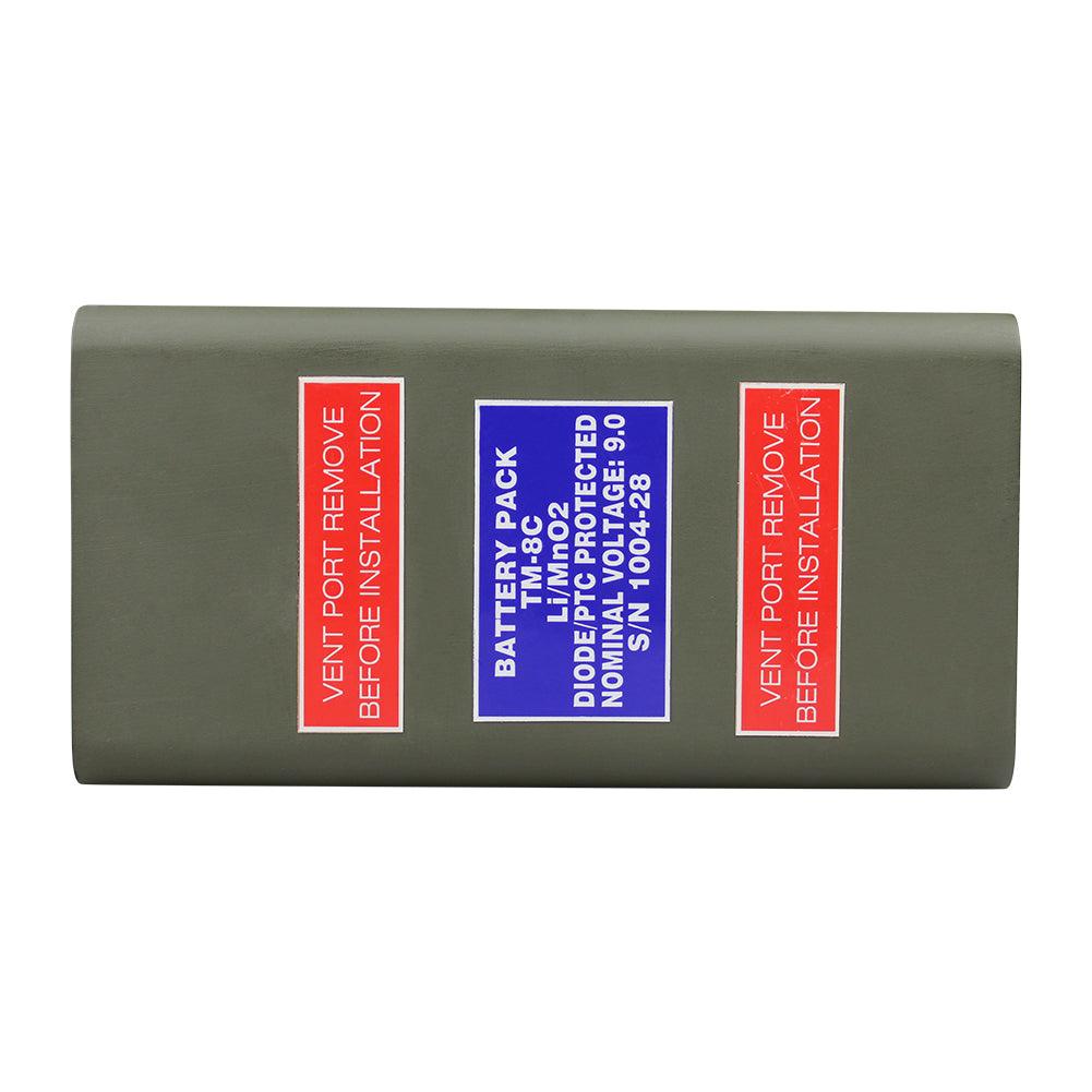 SAFT TM-8C for S/N1004-28 Satellite Communication System Battery 9V Lithium Battery Pack military battery, Non-Rechargeable TM-8C SAFT