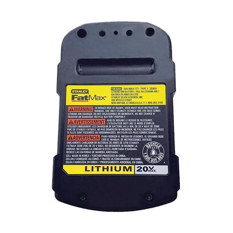 STANLEY FarMax FMC680L Power Tool Battery 20V 1300mAh Li-Ion Rechargeable Battery FB-YZ01B STANLEY