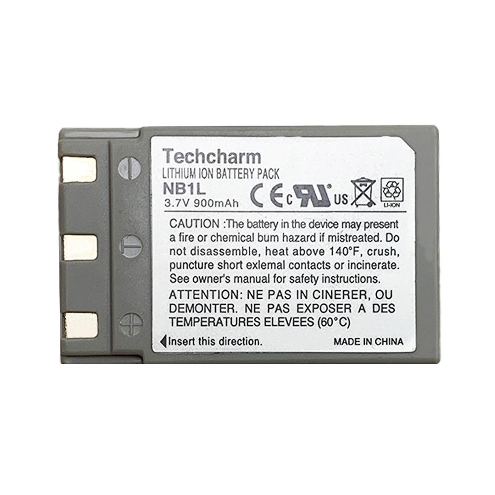 Techcharm NB1L for Canon IXY Digital 200a IXY 300a 320 400 430 S200 Camera Battery 3.7V 900mAh Li-Ion Battery camera battery, Commerical Battery, Rechargeable NB1L Techcharm Techcharm