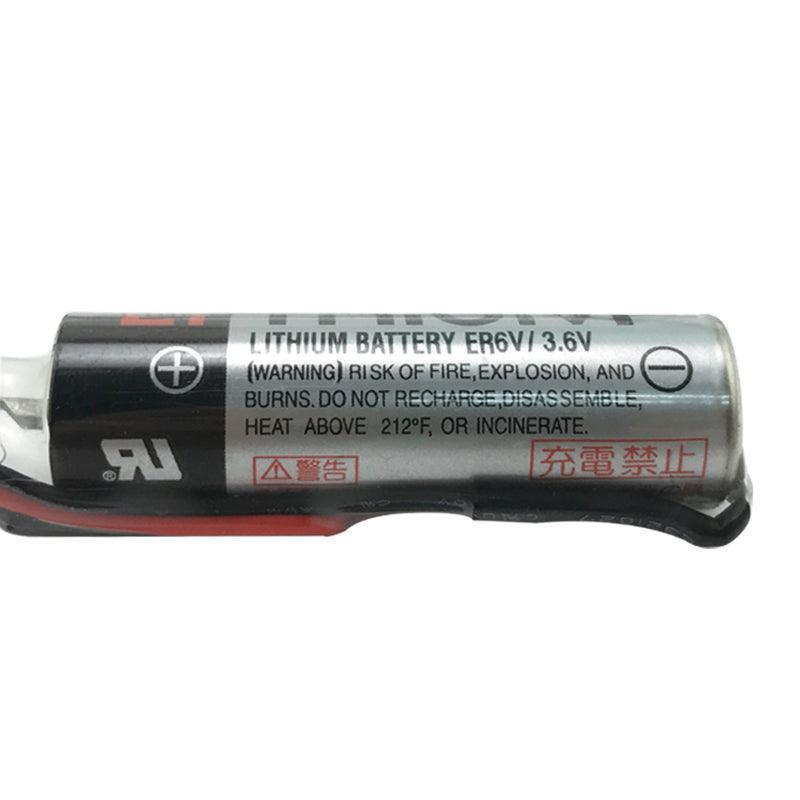 Toshiba ER6VC119A for Mitsubishi M70 M60 PLC 3.6V Lithium Battery ER6V/3.6V Industrial Battery, Non-Rechargeable, Stock In Canada, Stock In Mexico ER6V119AX2 TOSHIBA