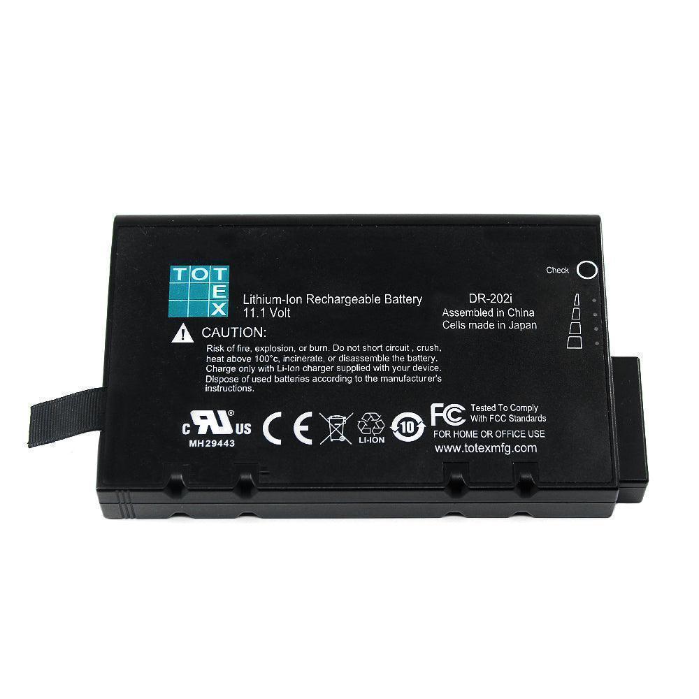 Totex DR-202i for ME202C ME202A Monitor battery 11.1V Li-Ion Battery Rechargeable DR-202i TOTEX