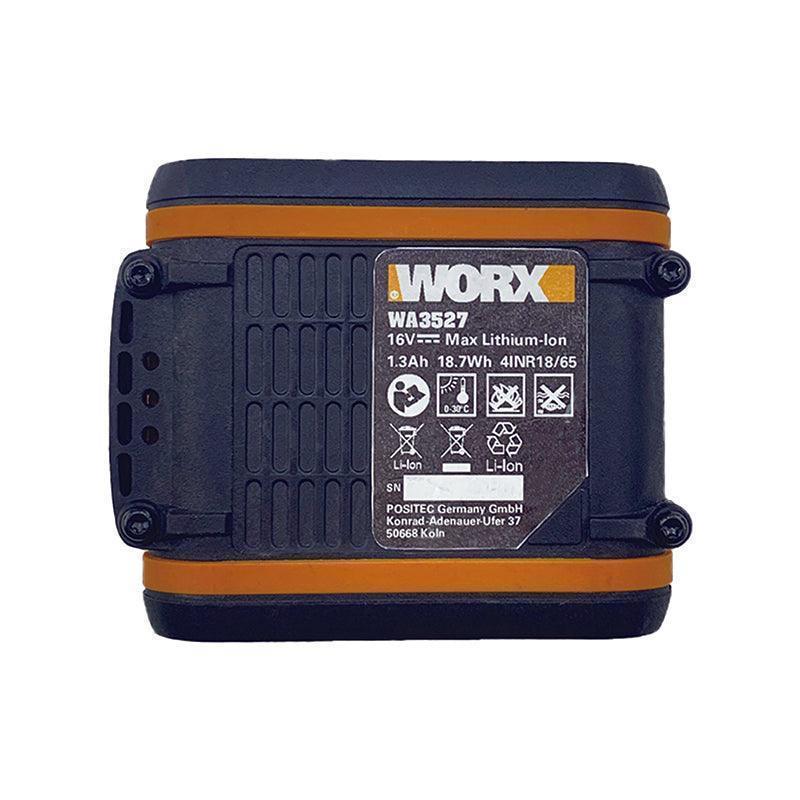 WORX WA3527 Power Tool Battery 16V 1300mAh Li-ion Battery W10-YZ06B WORX